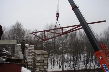 Усиление металлических ферм