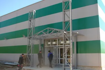 Металлическая конструкция крыльца
