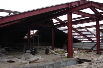 Облицовка крыши сэндвич панелями