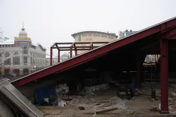Монтаж металлоконструкций мансарды