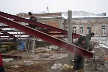Металлический каркас крыши