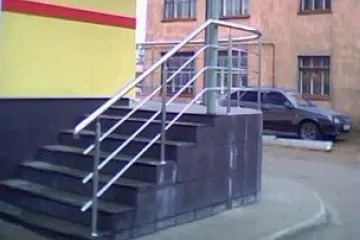 Перила уличные из нержавейки