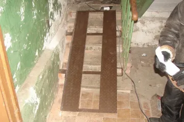 Пандус стационарный металлический