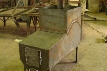 Заводские банные печи