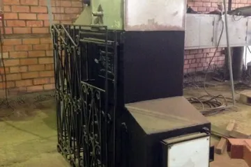 Металлический бак для печи