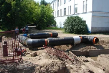 Строительство магистральных тепловых сетей
