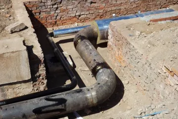 Замена трубопровода отопления