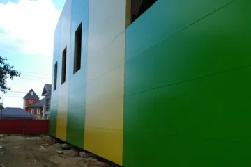 Здание из сэндвич панеле