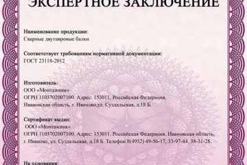 Экспертное заключение