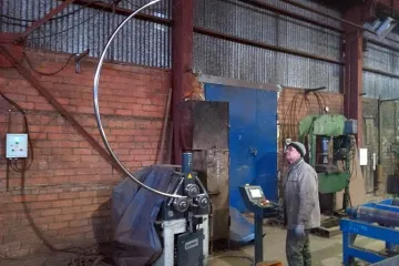 Вальцовка профильной трубы