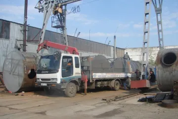 Монтаж резервуаров
